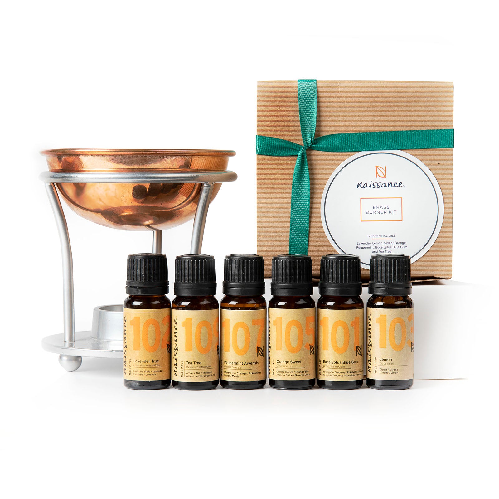 naissance-brass-burner-kit-bruciatore-per-aromaterapia-in-ottone-con-6-oli-essen image 3