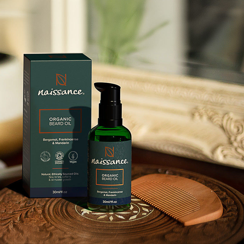 naissance-organic-beard-oil-olio-per-barba-bio-con-ricino-argan-e-jojoba-per-bar image 3